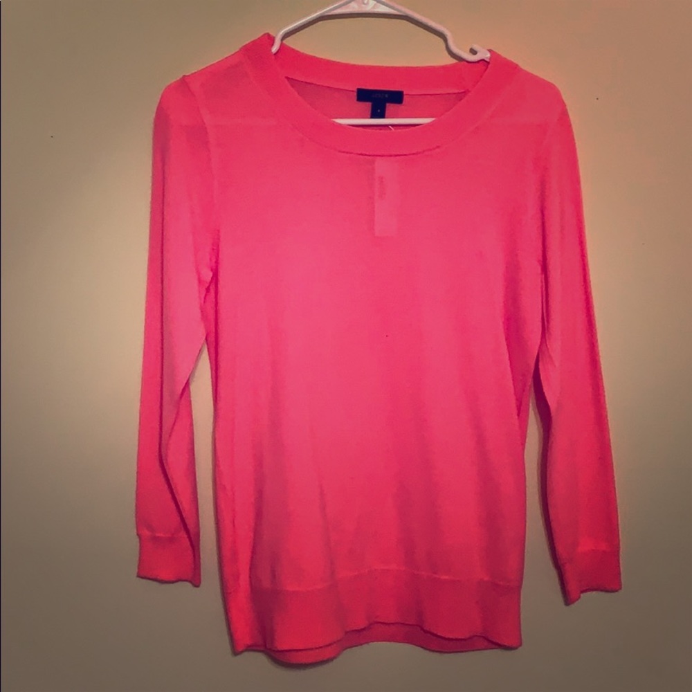 Coral J. Crew Sweater,  NWT